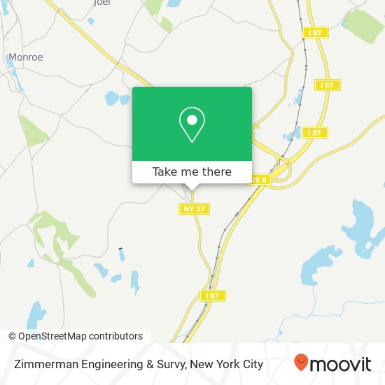 Zimmerman Engineering & Survy map