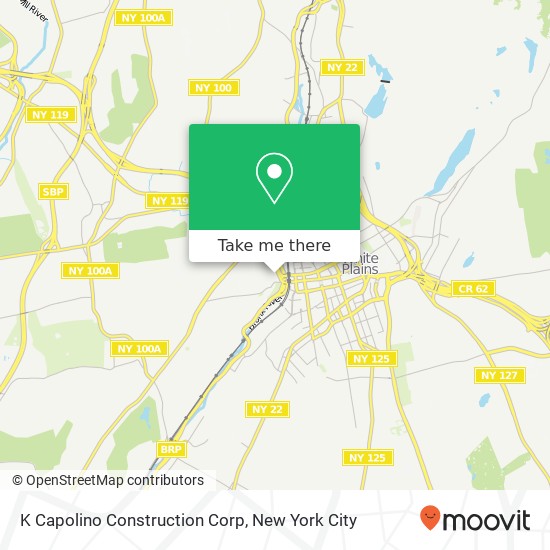 Mapa de K Capolino Construction Corp