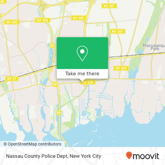 Mapa de Nassau County Police Dept