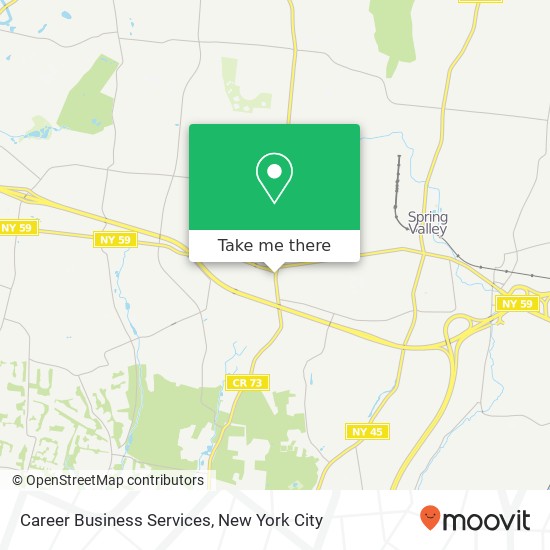 Career Business Services map
