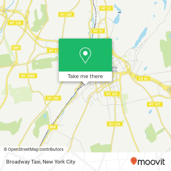 Broadway Taxi map