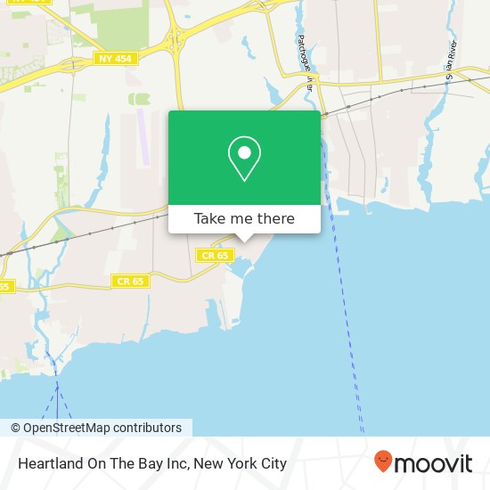 Heartland On The Bay Inc map