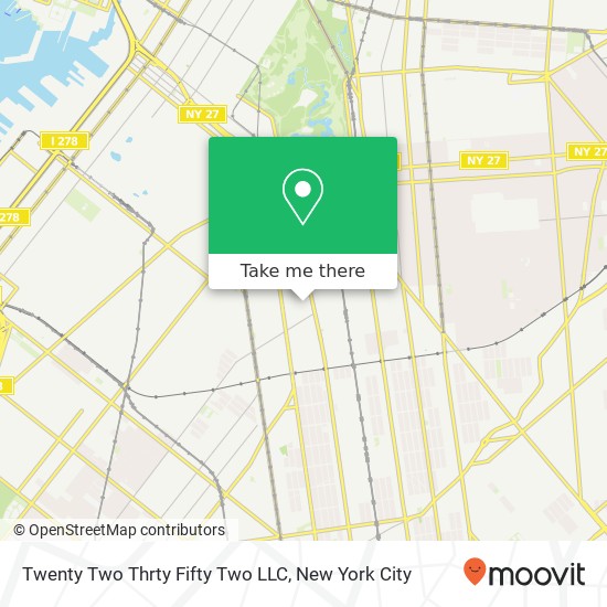 Twenty Two Thrty Fifty Two LLC map