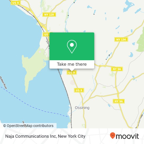 Naja Communications Inc map