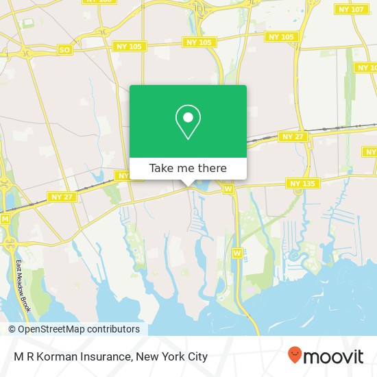 M R Korman Insurance map