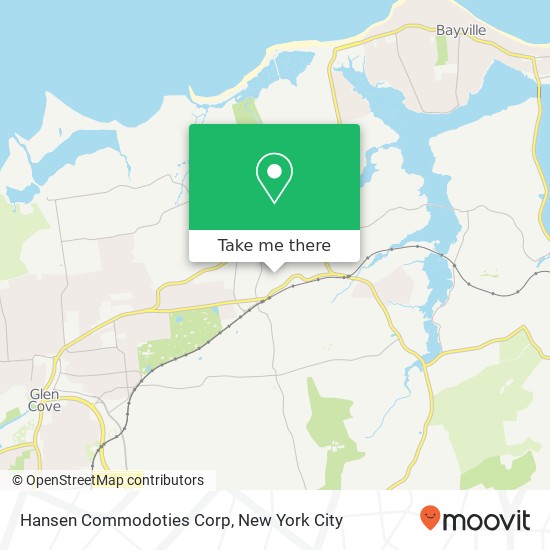Hansen Commodoties Corp map