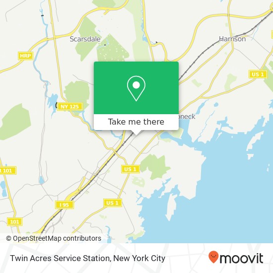 Twin Acres Service Station map