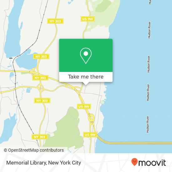 Mapa de Memorial Library