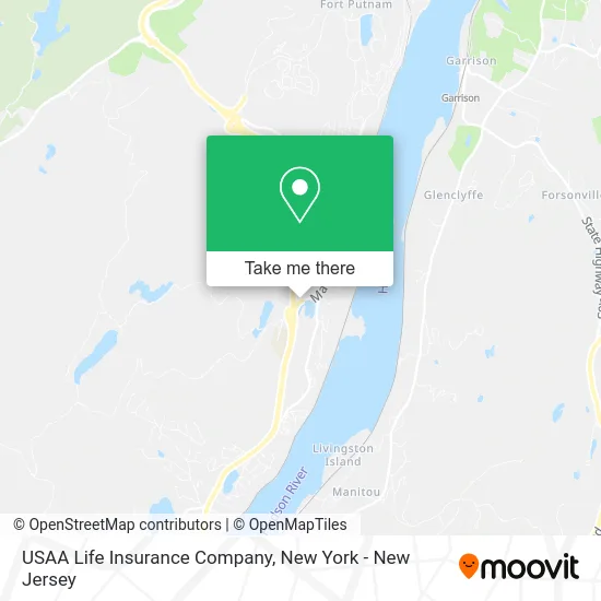 USAA Life Insurance Company map