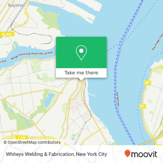 Whiteys Welding & Fabrication map