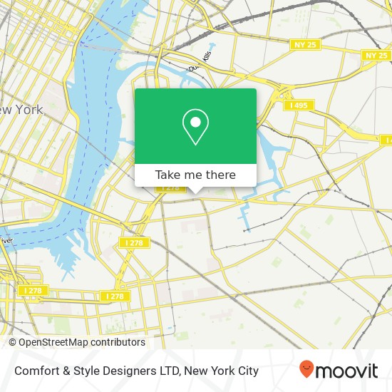 Mapa de Comfort & Style Designers LTD