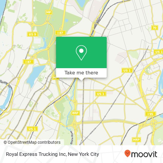 Mapa de Royal Express Trucking Inc