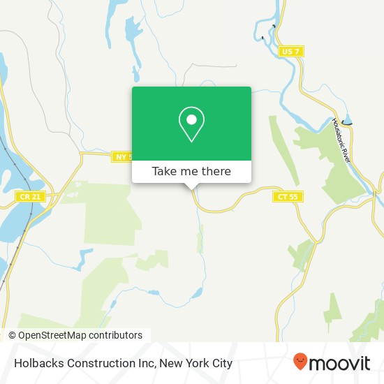 Mapa de Holbacks Construction Inc