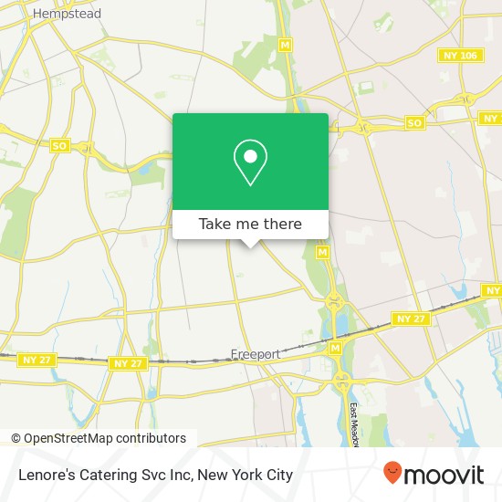 Mapa de Lenore's Catering Svc Inc