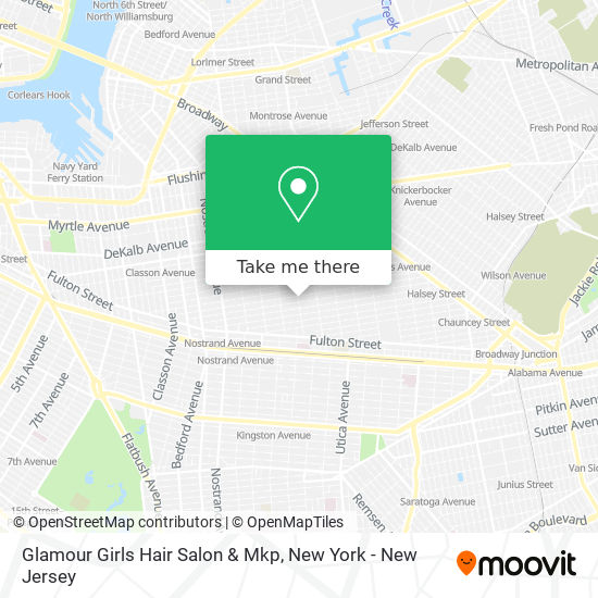Mapa de Glamour Girls Hair Salon & Mkp