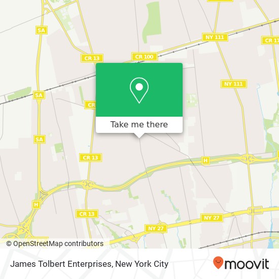 James Tolbert Enterprises map