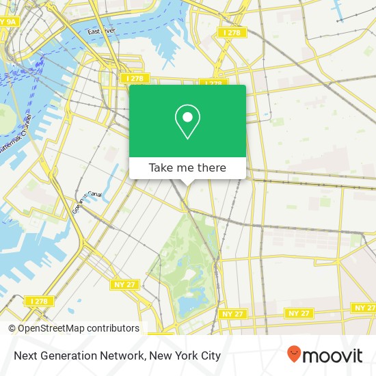 Next Generation Network map