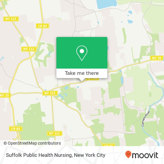 Suffolk Public Health Nursing map