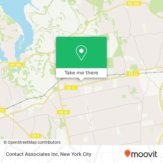 Contact Associates Inc map