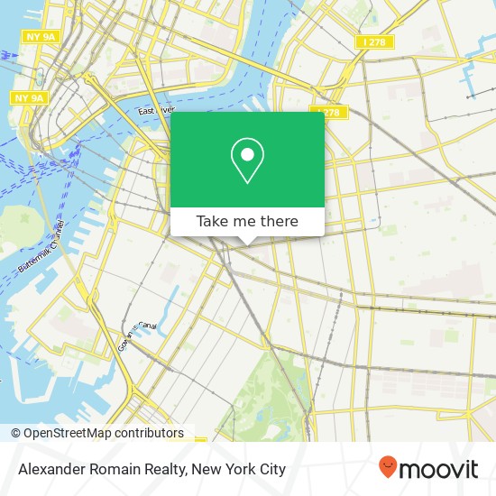 Alexander Romain Realty map