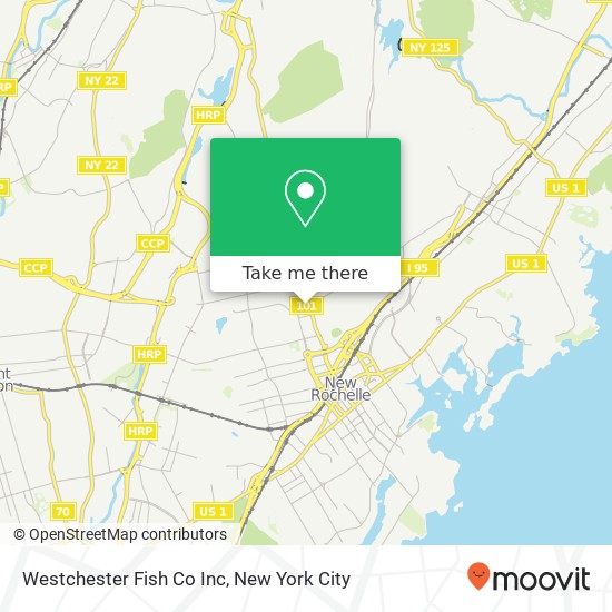 Westchester Fish Co Inc map