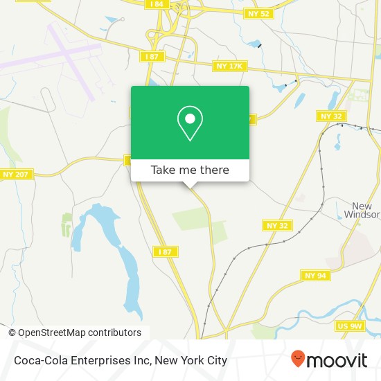 Mapa de Coca-Cola Enterprises Inc