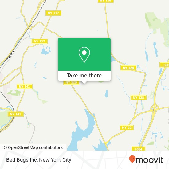 Mapa de Bed Bugs Inc