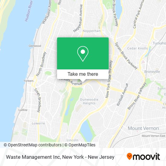 Waste Management Inc map