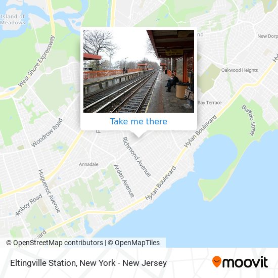 Mapa de Eltingville Station