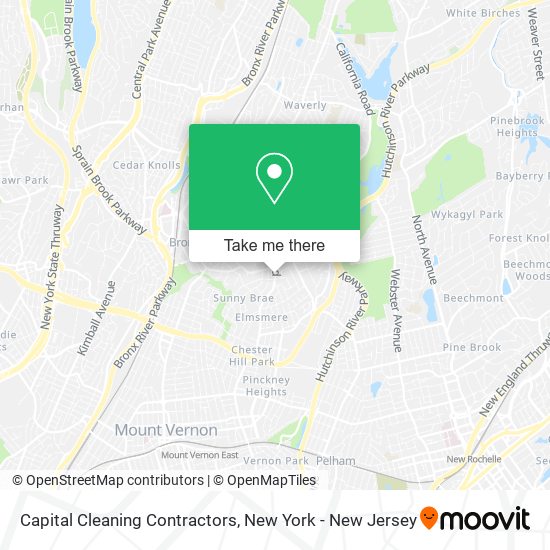 Capital Cleaning Contractors map