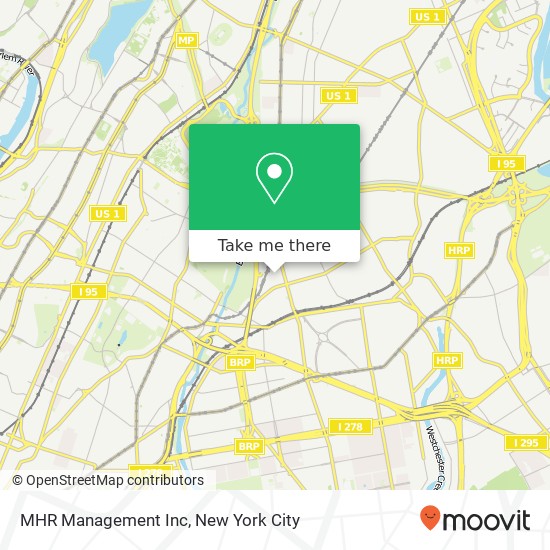 MHR Management Inc map