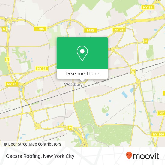 Oscars Roofing map