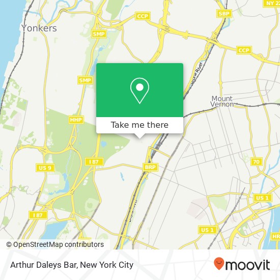 Mapa de Arthur Daleys Bar