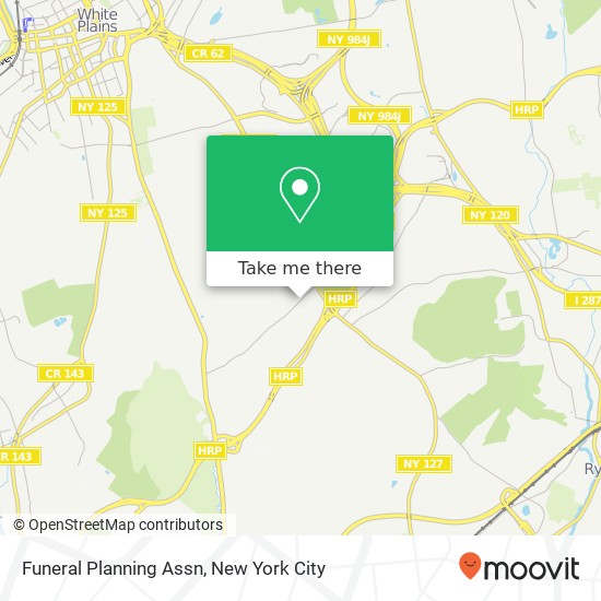 Funeral Planning Assn map