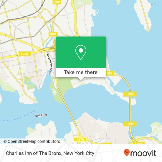 Charlies Inn of The Bronx map