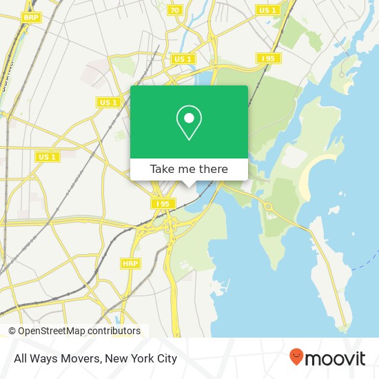 All Ways Movers map
