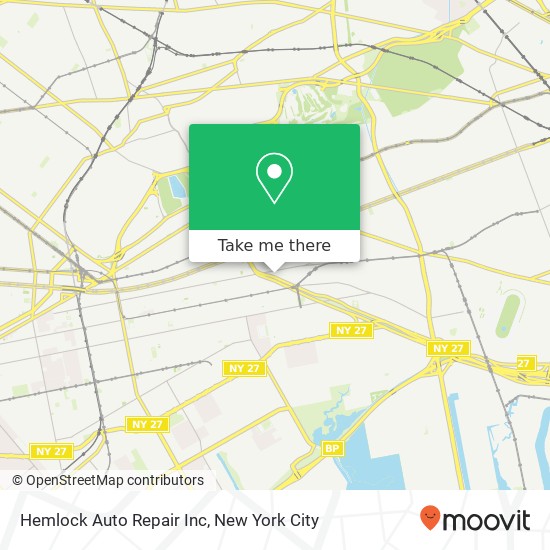 Mapa de Hemlock Auto Repair Inc