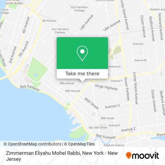 Zimmerman Eliyahu Mohel Rabbi map