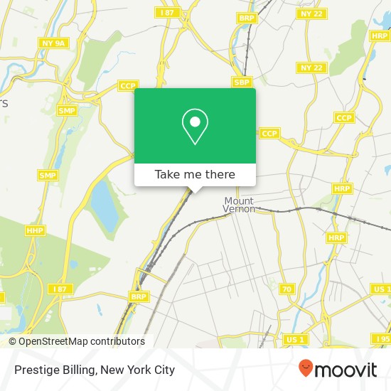 Mapa de Prestige Billing