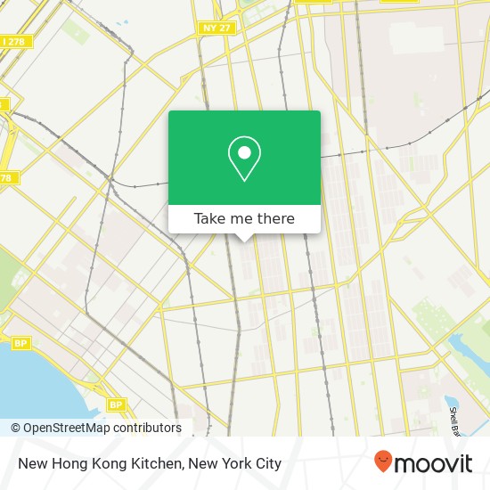 Mapa de New Hong Kong Kitchen