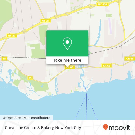 Carvel Ice Cream & Bakery map