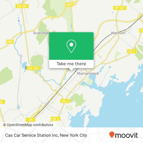 Mapa de Cas Car Service Station Inc