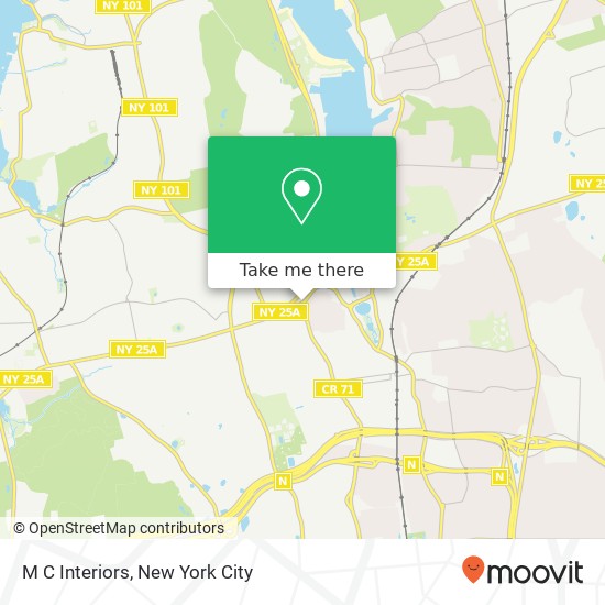 M C Interiors map