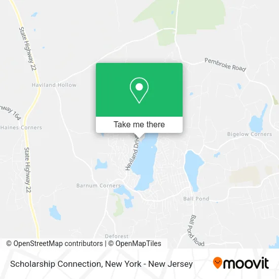 Scholarship Connection map