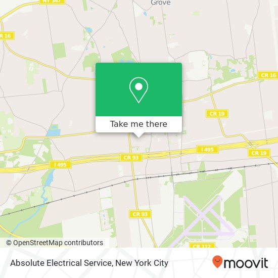 Absolute Electrical Service map