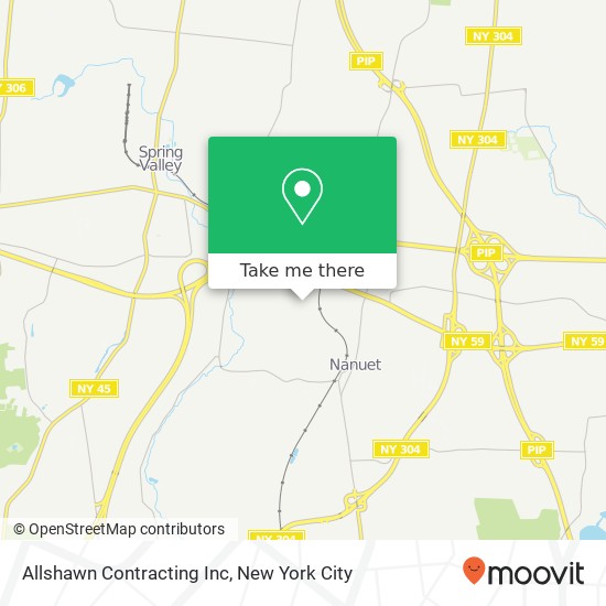 Allshawn Contracting Inc map