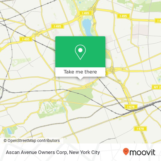 Ascan Avenue Owners Corp map