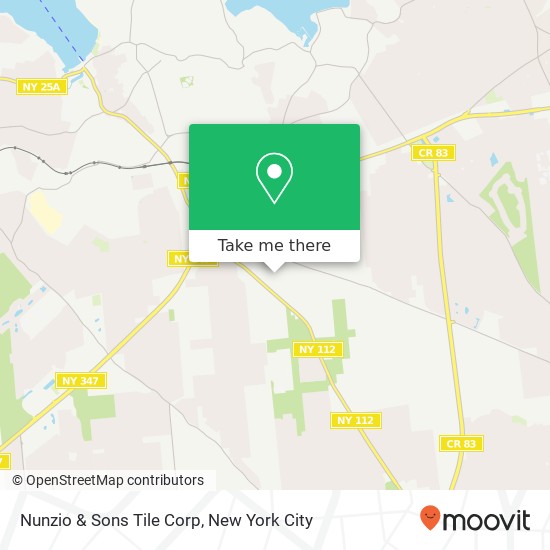 Nunzio & Sons Tile Corp map
