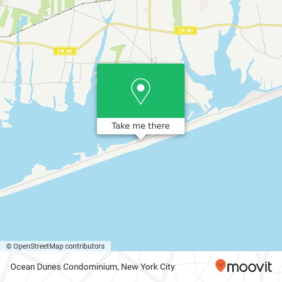 Mapa de Ocean Dunes Condominium