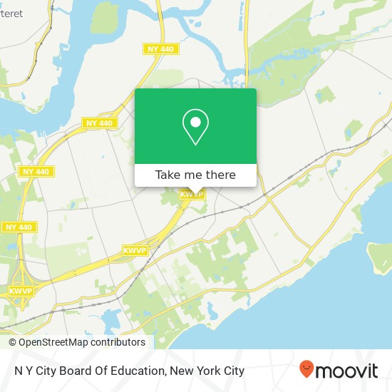 N Y City Board Of Education map